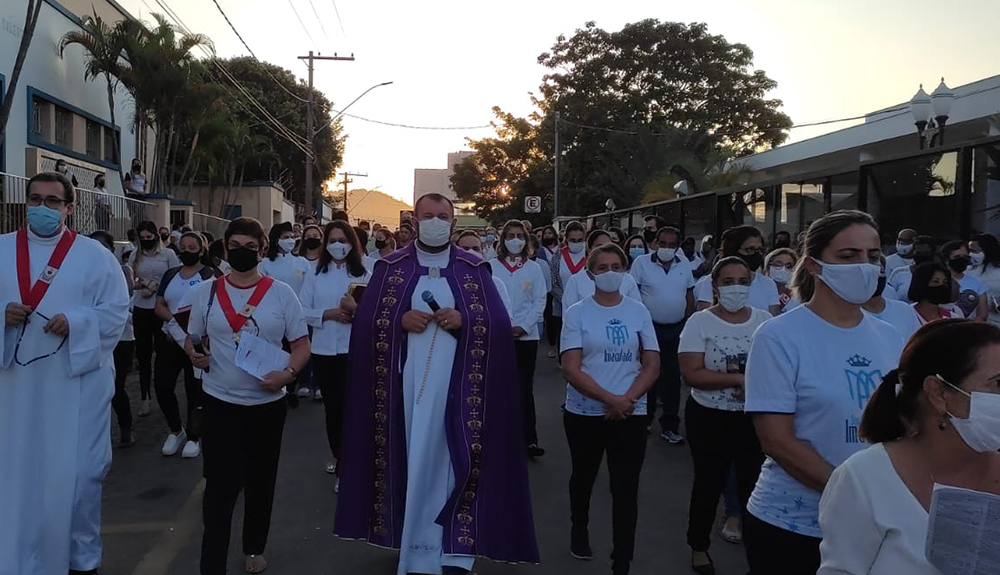 Foto de Primeira Caminhada Penitencial da Quaresma 2022 foi realizada, em Cláudio