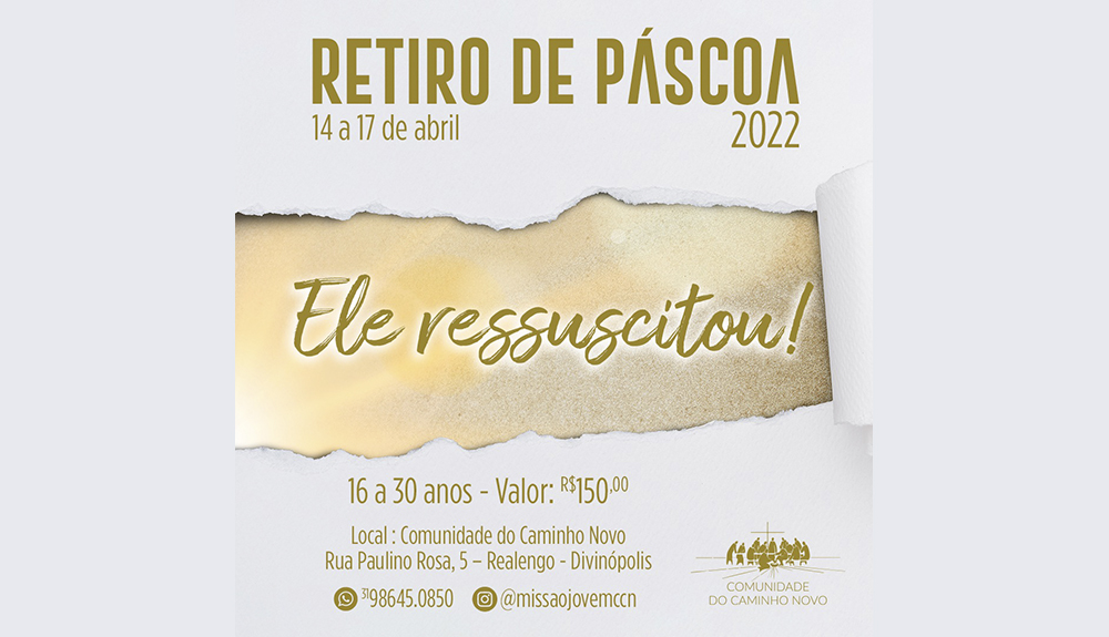 Foto de Pastoral Universitária se prepara para o seu 1º Retiro de Páscoa