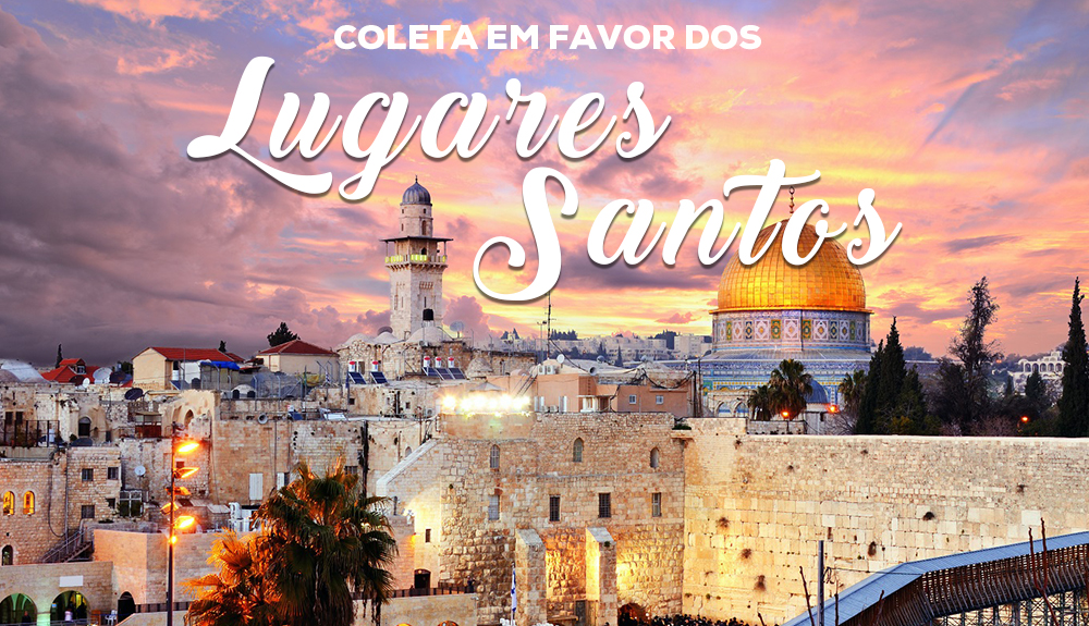 Foto de Coleta em prol dos lugares Santos será feita na Sexta-feira Santa