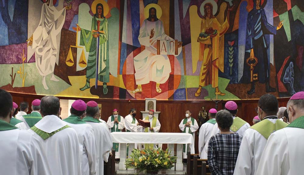 Foto de Segundo dia da Assembleia CONSER destaca o processo Sinodal