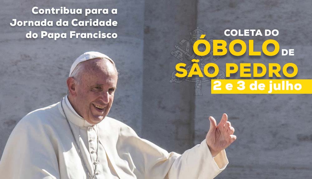 Foto de Coleta do Óbolo de São Pedro 2022 será nos dias 02 e 03 de julho