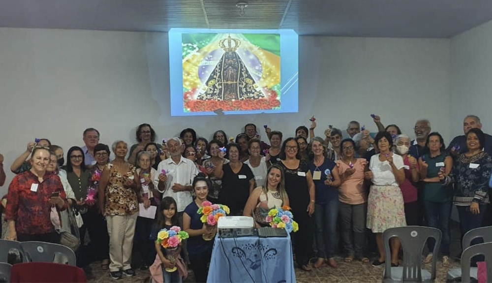 Foto de Encontro de Viúvos e Pessoas sós foi realizado na Paróquia de Nossa Senhora do Líbano