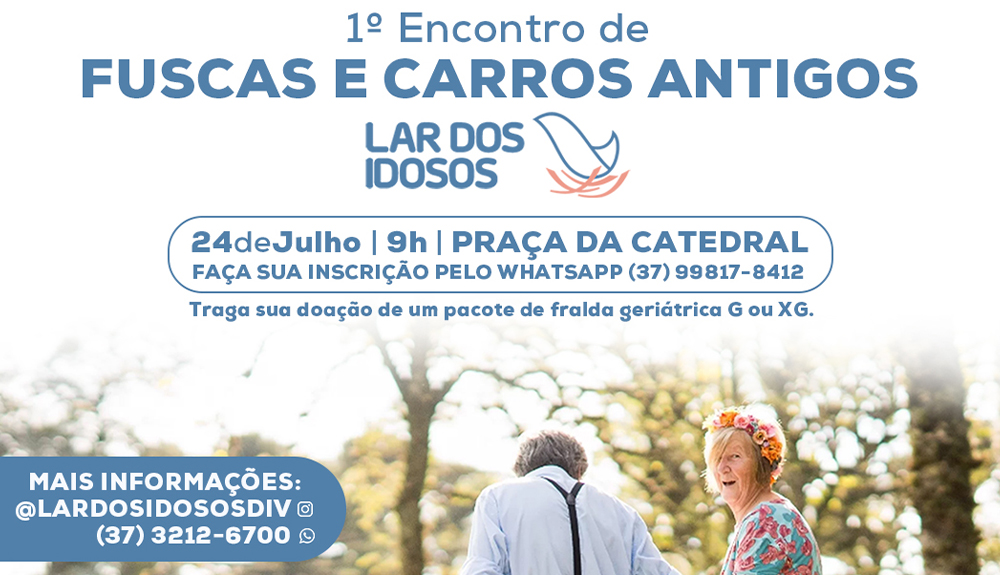 Foto de 1º Encontro de Fuscas e Carros Antigos será realizado pelo Lar dos Idosos