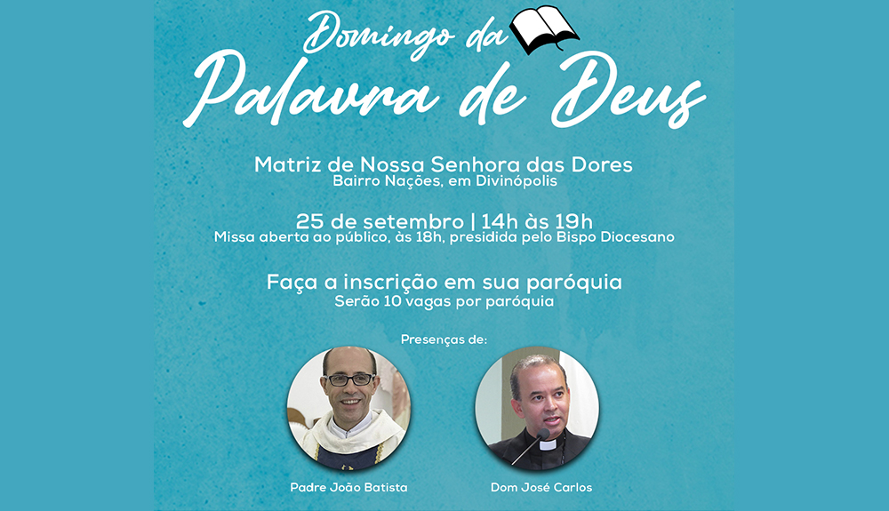 Foto de Domingo da Palavra de Deus será realizado em Divinópolis