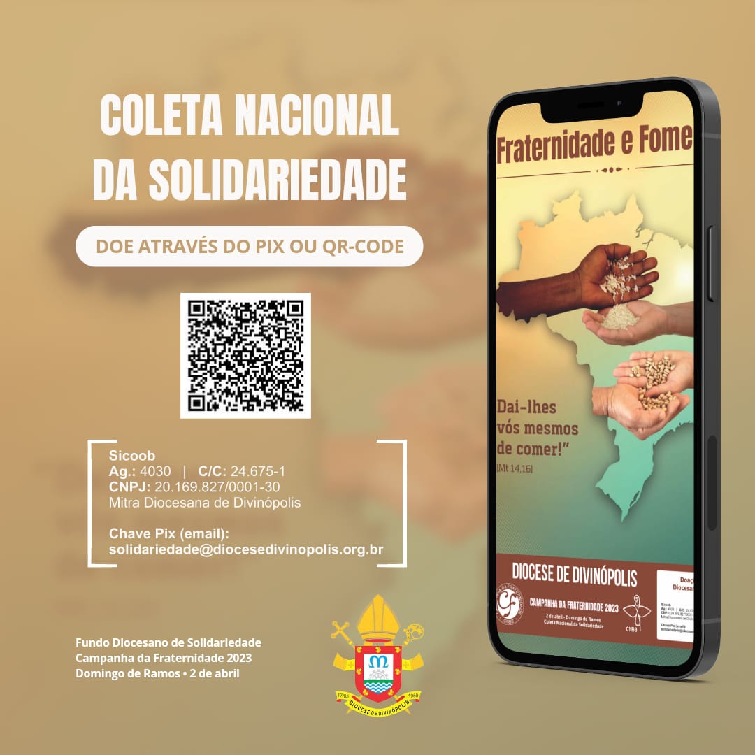 Foto de Coleta Nacional da Solidariedade acontece no Domingo de Ramos (02/04)