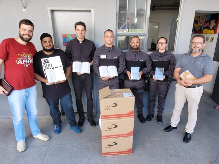 Foto de Pastoral Carcerária faz doação de 96 bíblias a irmãos encarcerados