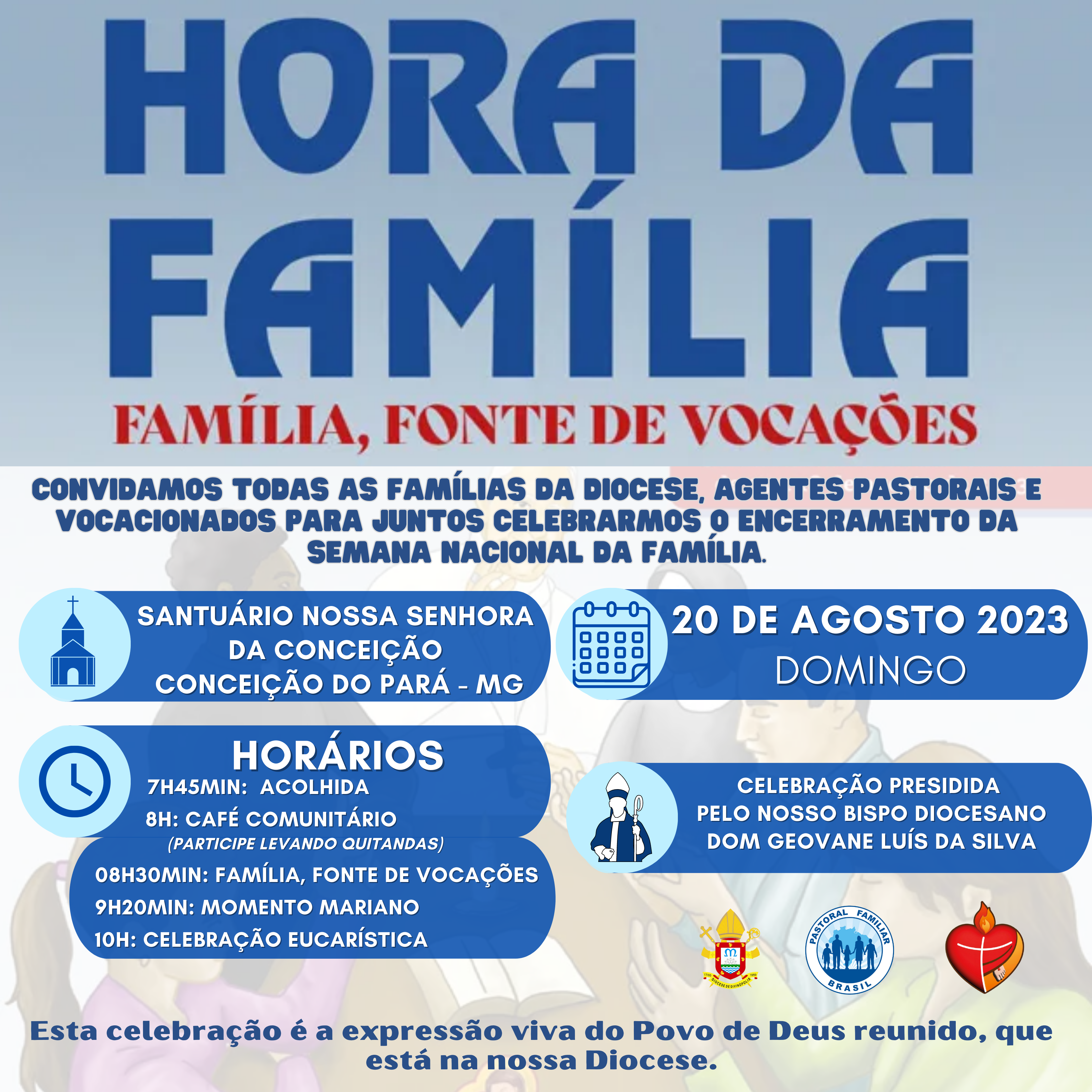 Foto de Pastoral Familiar Diocesana divulga programação para o encerramento da Semana da Família