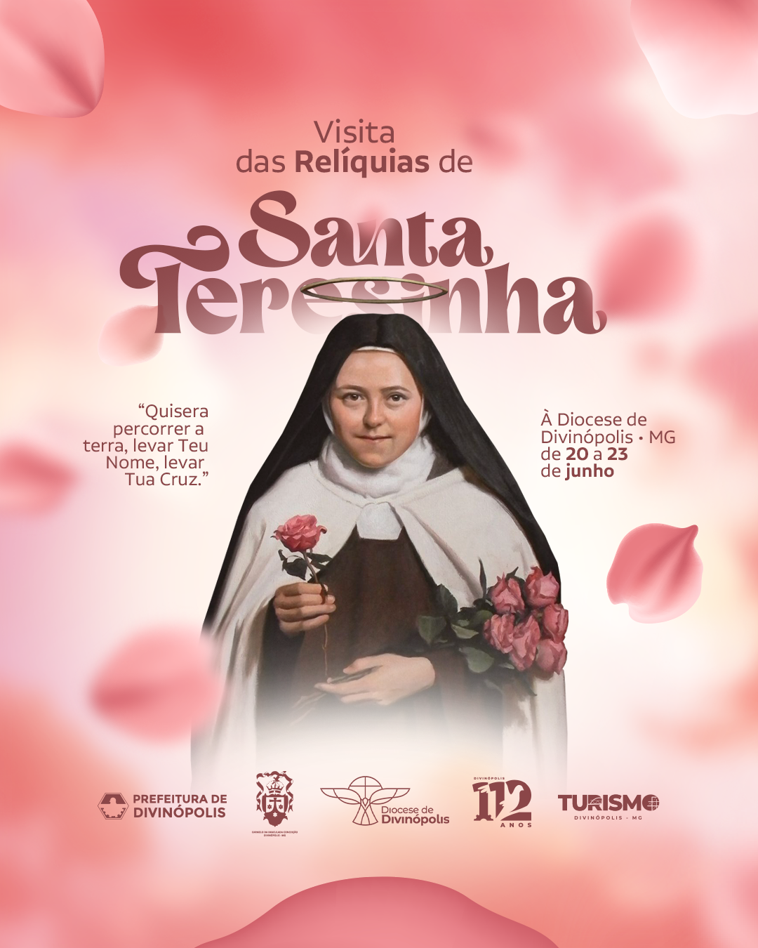 Foto de Visita das Relíquias de Santa Teresinha ao Carmelo e Paróquias de Divinópolis