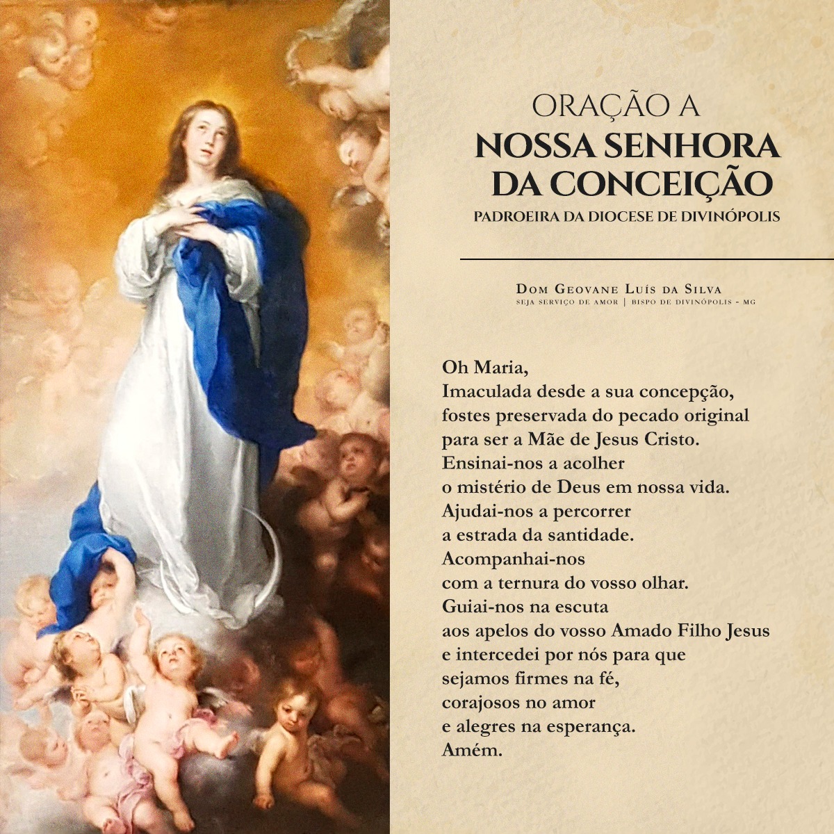 Foto de Oração à Nossa Senhora da Conceição I Dom Geovane Luís