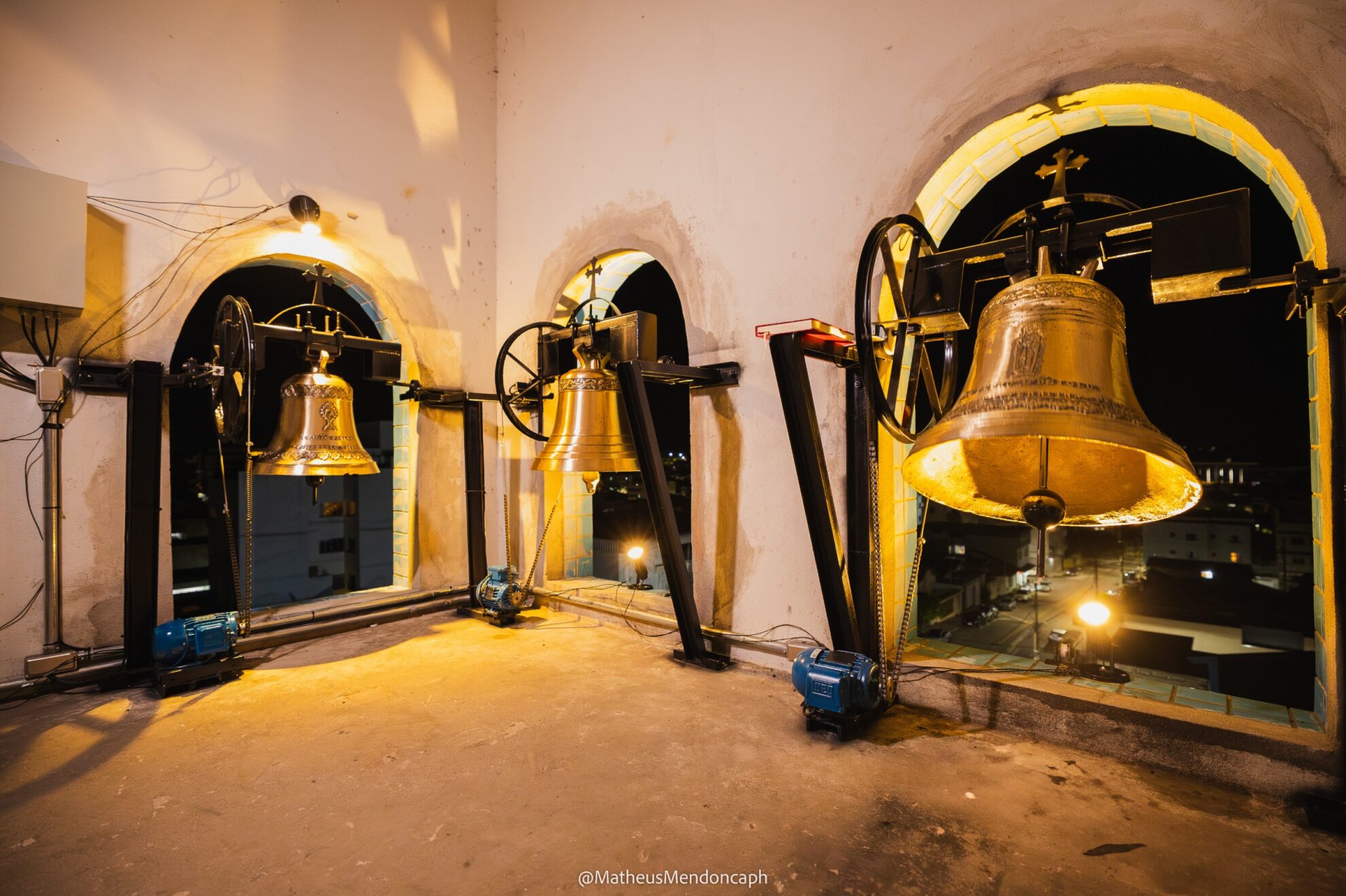 Foto de Campanário do Santuário de Nossa Senhora Aparecida ganha novo sino