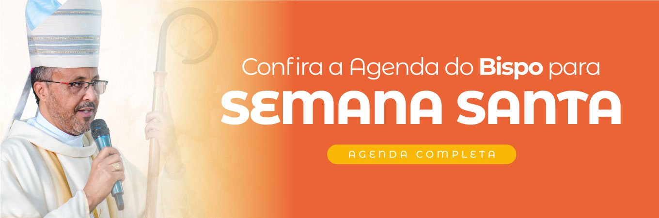 Foto de Agenda de Dom Geovane durante a Semana Santa