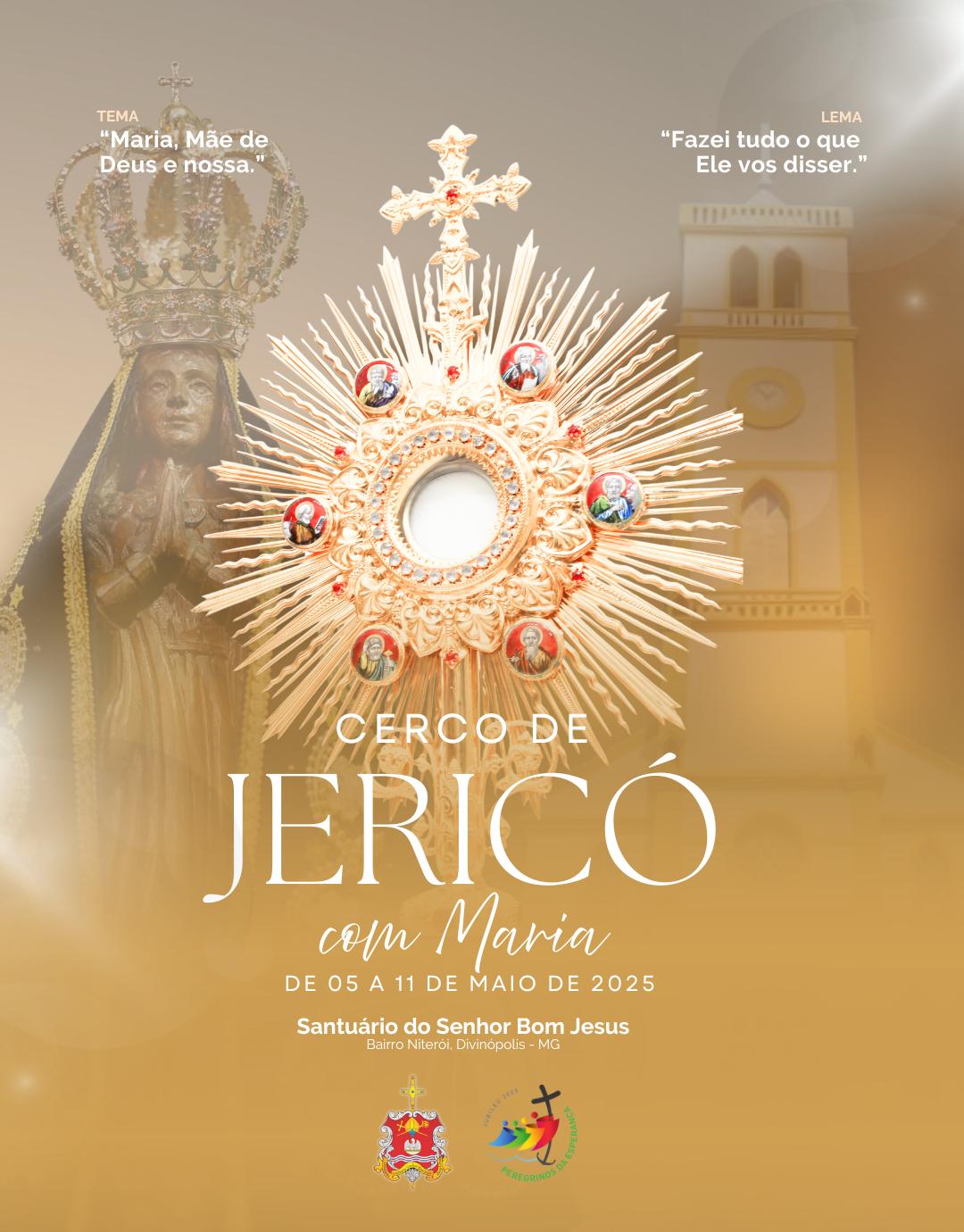 Notícia: Santuário Diocesano do Senhor Bom Jesus realiza Cerco de Jericó Mariano
